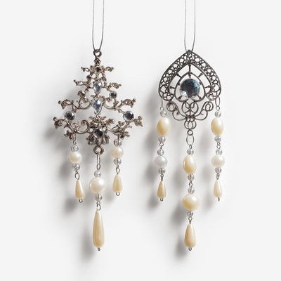 Pearl Dangle Набор ёлочных игрушек 2 шт.