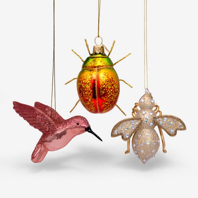 Birds & Bugs Набор ёлочных игрушек 3 шт.
