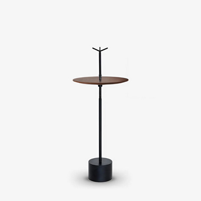 Álvo Tripod Walnut/Onyx/Black Стол приставной