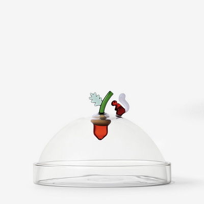 Acorn & Squirell Тарелка сервировочная с клошем