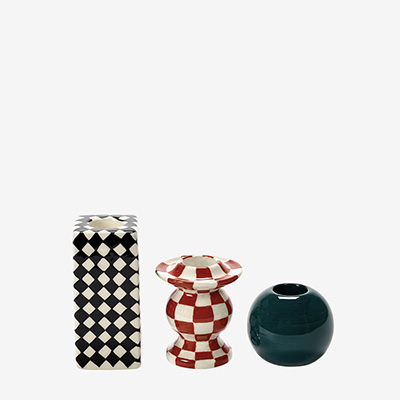 Набор из 3 подсвечников Wouters & Hendrix Chessboard