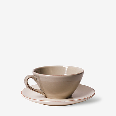 Чайная пара серая 2шт.