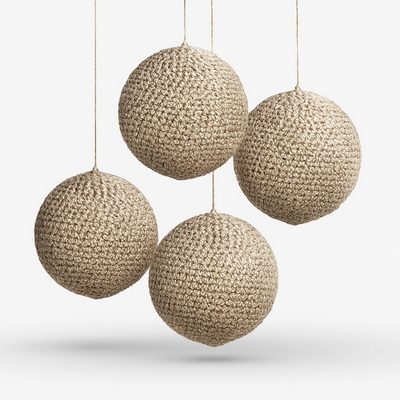 Yarn Набор ёлочных шаров 4 шт.