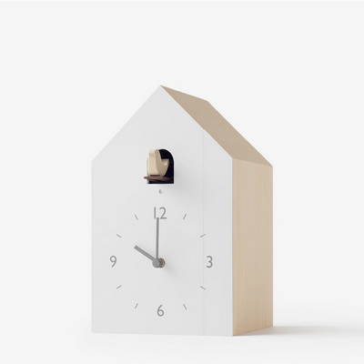 Nendo Cuckoo Bookend Часы настольные