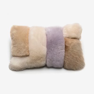 Alpaca Colorblock Lavender Наволочка