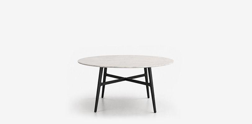 Стол обеденный Francis Crystal White Opaco