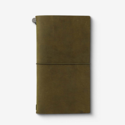 Traveler's Regular Olive Записная книжка Pack 02