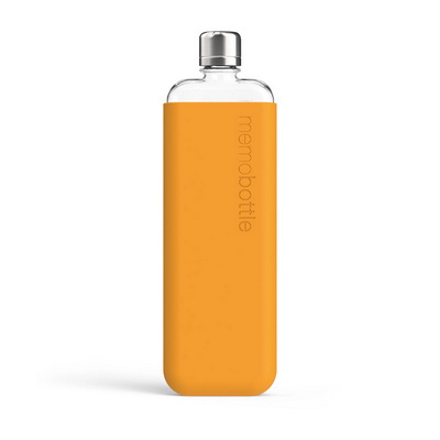 Slim memobottle Mandarin Бутылка с чехлом и металлической крышкой