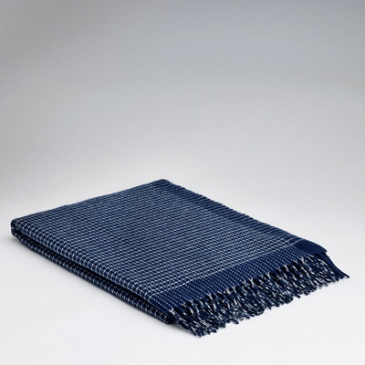 Cashmere & Lambswool Alpine Navy Плед