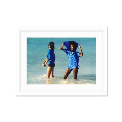 Models Wearing Blue Tops Постер Models Wearing Blue Tops Постер