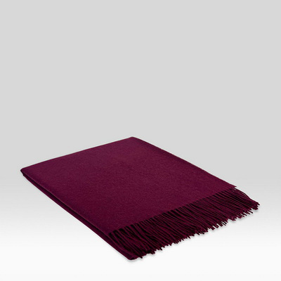 100% Pure Cashmere Claret Плед