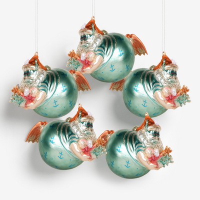 Snorkling Santa Набор ёлочных игрушек 5 шт.