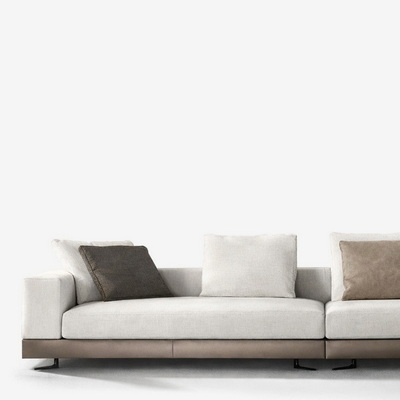 White "Saddle-Hide" Диван