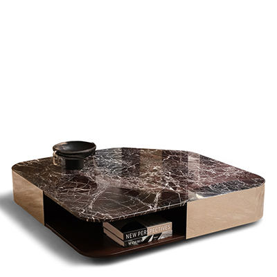 Стол кофейный красный Diagramma