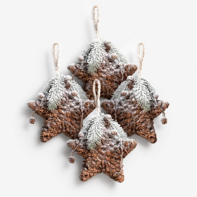 Cone-star Snow Набор ёлочных игрушек 2 шт.