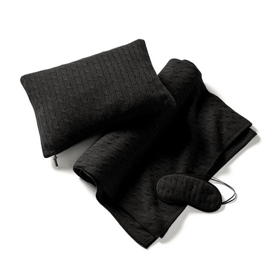 Cable-Knit Midnight Black Дорожный набор