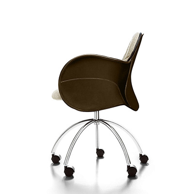 Кресло коричневое Incisa Swivel