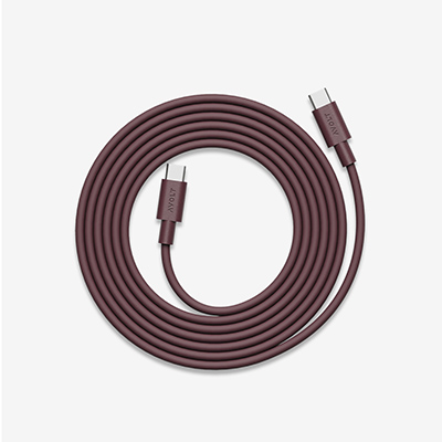 Кабель бордовый Cable 1 USB-C to USB-C 2 м
