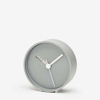 R. McBride Extra Normal Grey Часы настольные