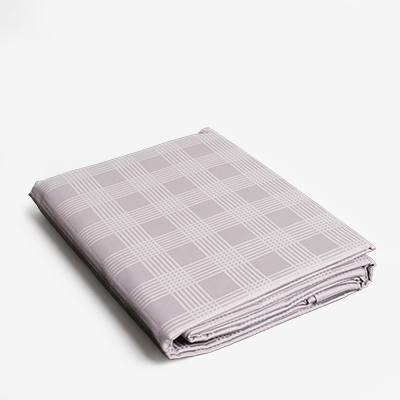 Пододеяльник серебристый Glenplaid 