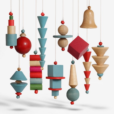 Bauhaus-era Набор ёлочных игрушек 12 шт. Bauhaus-era Набор ёлочных игрушек 12 шт.