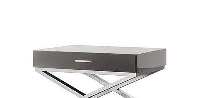 Стол приставной серый Camera 