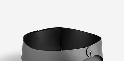 Flora Grey Корзина для хлеба L