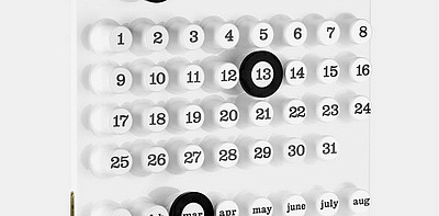 Rings White + True Red Календарь 