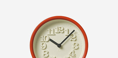 R. Watanabe Chiisana Tokei Red Часы настенные/настольные