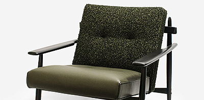 Кресло зеленое Trio