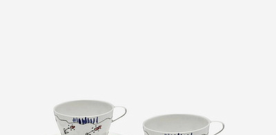 Кофейная пара 2 шт. Midnight Flowers Anemone Milk 