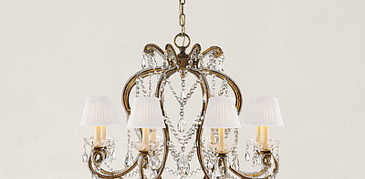 Adrianna Triple Gilded Iron Люстра S