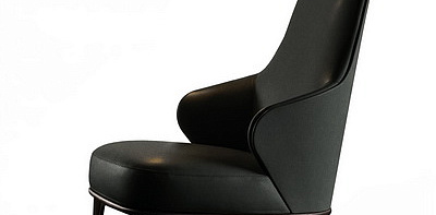 Leslie Bergère Stone Grey Кресло