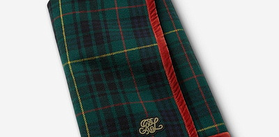 Brently Navy Плед