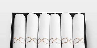 Topkapı Gold Набор гостевых полотенец 6 шт.