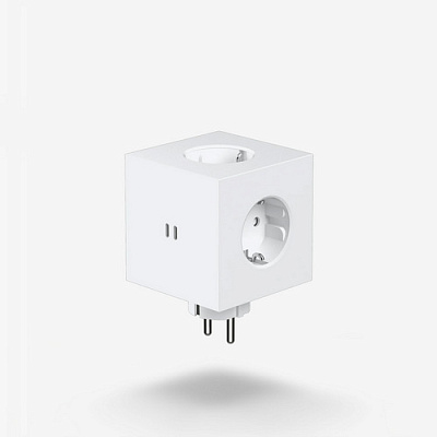 Разветвитель белый Square 2 USB-С