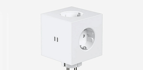 Разветвитель белый Square 2 USB-С
