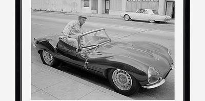 Steve McQueen Smoking Studio Постер