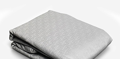 Пододеяльник серебристый Logo 