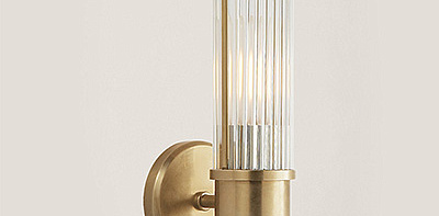 Allen Single Natural Brass Бра