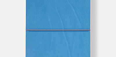 Ежедневник нелинованный в голубой обложке Classic