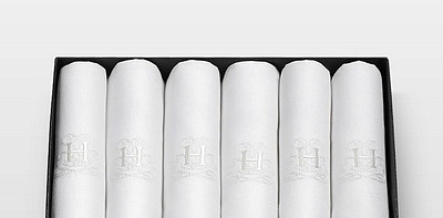 H Damask White Набор гостевых полотенец 6 шт.