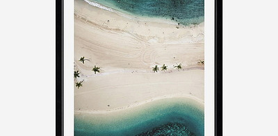 Tropical Sandbar Studio Постер