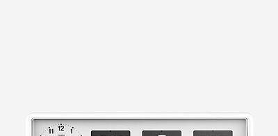 BQ-38 White Часы настольные