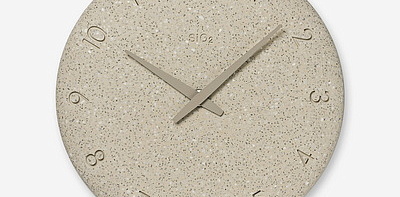 Y. Nara SiO2 Beige Часы настенные