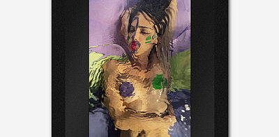 Aquva Geomertries Картина 88 x 114 см