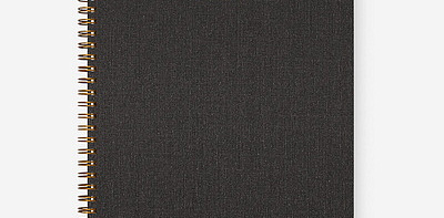 The Notebook Blank Charcoal Gray Блокнот