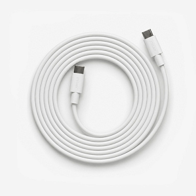 Кабель белый USB-C to USB-C 2 м