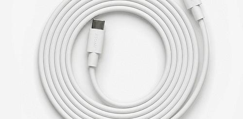 Кабель белый USB-C to USB-C 2 м