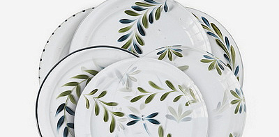 Leaves Набор хлебных тарелок 6 шт.